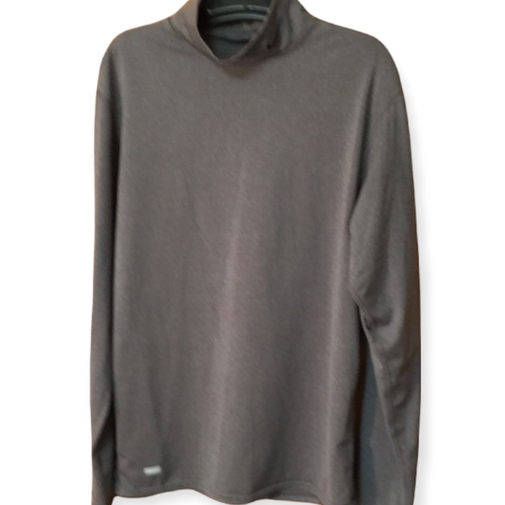 Nike DriFit Charcoal Mock Neck Tee
